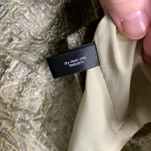 The Limited Gold Paisley Jacquard Pencil Skirt - Picture 5 of 7